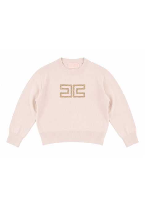 Pull con decorazione ELISABETTA FRANCHI KIDS | EFMA207 C FL151C063